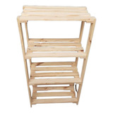 Prateleira De Madeira Natural Pinus 100x50x30 Mercado Livre