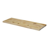 Prateleira Estante 80x30 Madeira Painel Pinus Sem Suporte