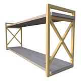 Prateleira Estilo Industrial 20x90cm Varias Cores C/ Pinus