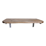 Prateleira Industrial 60x30 Madeira Tabua Pinus Suporte