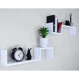 Prateleira Nicho Zig Zag 60x15x10p Decorativo Sala Quarto