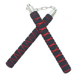 Prática Nunchucks Nunchuck Com Corrente De Aço Suporte