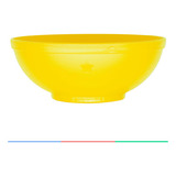 Pratinho Fundo Infantil Bebê Bowl Papinha Refeição Amarelo Estrelas