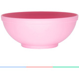 Pratinho Fundo Infantil Bebê Bowl Papinha Refeição Tigela Cor Rosa
