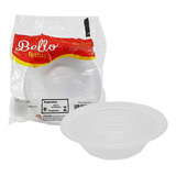 Prato 15cm Fundo Cumbuca Descartável Branco 10un Saco