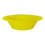 Prato Fundo Cumbuca Para Petiscos 15cm Amarelo C/10 Unidades