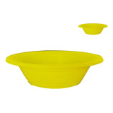 Prato Fundo Cumbuca Para Petiscos 15cm Amarelo Caixa 100x10
