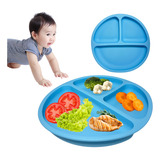 Prato Infantil De Silicone Com Ventosas Pratinho De Refeição
