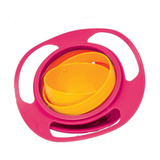 Prato Magico Infantil Bebe Giro Bowl Blister 360º Rosa Buba
