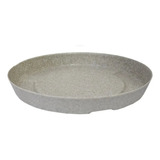 Prato Para Vasos De Planta Redondo Slim 36 Cimento Cbwt