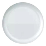Prato Raso Opaline Blanc 27cm Peso Certo - Kit 12 Unidades Cor Branco