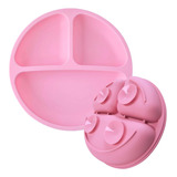 Prato Silicone Infantil Para Bebês