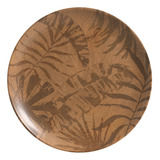 Pratos Raso Palm Trre Terracota Cerâmica