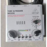 Pre Amplificador Behringer Tube Ultragain Mic200