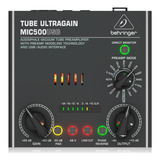 Pré Amplificador Behringer Ultragain Mic500 Usb Valvulado