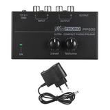 Pre Amplificador Toca Disco Controles De Volume Nivelador