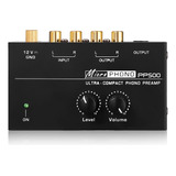 Pre Amplificador Toca Disco Controles Volume Nivelador Pp500