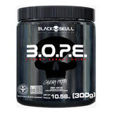 Pré Treino Bope 300g - Caveira Preta - Black Skull Sabor Limão