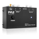 Pré-amplificador De Mesa Giratória Phono Pyle Output Pp777 M