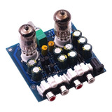 Pré-amplificador Stereo Valvulado Montado Com Caixa + Fonte
