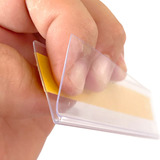 Precificador Porta Etiquetas De Pvc Gôndola 10x4,2cm - 100pc