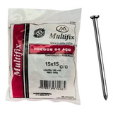 Prego De Aço Polido Temperado 15x15 C/ Cabeça 100 Unidades Comprimento 35 Mm Diâmetro Nominal 2 Mm