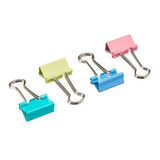 Prendedor Clips De Papel 19mm - Pote C/ 40 Pçs
