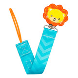 Prendedor De Chupetas Animal Fun Leão +3 Meses Buba Cor Azul