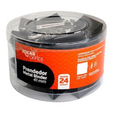 Prendedor De Papel Binder Clip 41mm Caixa Com 24 Unidades