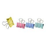 Prendedor De Papel Brinder 25mm 4 Cores Brw