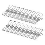 Prendedor De Roupa 100% Inox - Kit 100 Prendedores