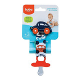 Prendedor Para Chupeta Carrinho Azul Buba Baby 08556