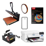Prensa 38x38 prensa Canecas epson F170 papel fita capas Cel