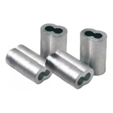 Prensa Cabo Nicopress 1/8 (3,2mm) Aluminio - 100 Unidades 