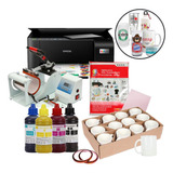 Prensa Caneca 220v Impressora, Canecas, Tintas, Papel E Fita