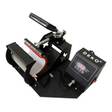 Prensa Sublimadora Deko Térmica Cilíndrica Preta 220v