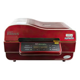 Prensa Sublimadora E Transfer Nagano Nms3d Vermelhna 110v