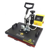 Prensa Sublimadora E Transfer Pelegrin Xy-012 Preta E Amarela 220v