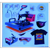 Prensa Térmica 8x1 Sublimação Camiseta Chinelos Bones Pratos
