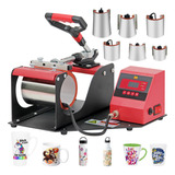 Prensa Térmica Maquina De Canecas 6 Em 1 Cilíndrica Cônica Mecolour 220v