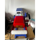 Prensa Transfer Thermo Roller Professional Azul E Vermelha