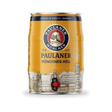 Presente Barril Cerveja Paulaner Munchner Hell Alemã - 5l