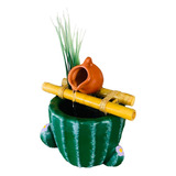 Presente Cascata Fonte De Água Artesanal Cacto Decorativo