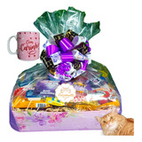 Presente Dia Das Mães Cesta Café Da Manhã Chocolate Caneca