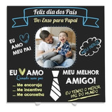 Presente Dia Dos Pais Personalizado Azulejo