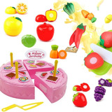 Presente Infantil Brinquedo Frutinhas Comidinhas Velkro