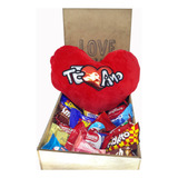 Presente Namroda + Chocolates + Pelúcia Mulher Amor + Caixa