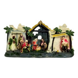 Presépio De Natal Em Resina 1 Peça 12cm X 23cm 21445