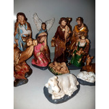 Presepio Resina Grande 20cm 13 Peças Esculturas !