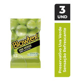 Preservativo Blowtex Uva Verde C/3 Unidades